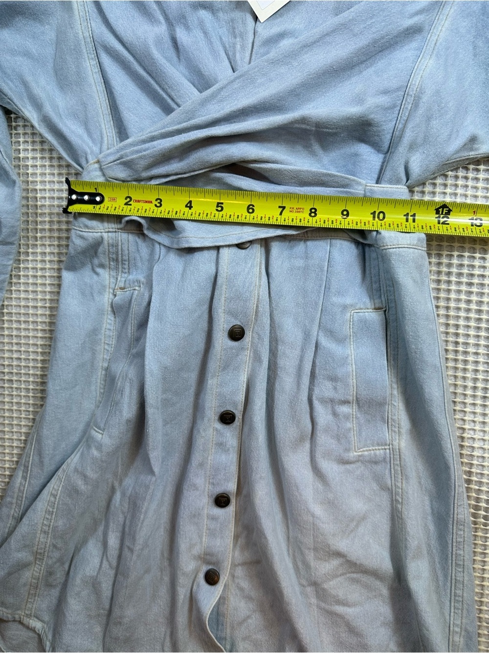 Noam Sandrine Dress in Chambray Blue Size XS NEW NWT - Picture 5 of 11